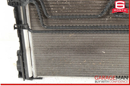 12-15 Mercedes W204 C250 Engine Motor Cooling Radiator A/C AC Condenser Assembly
