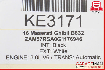 14-17 Maserati Ghibli Rear Left Side Door Lock Latch Actuator Mechanism OEM