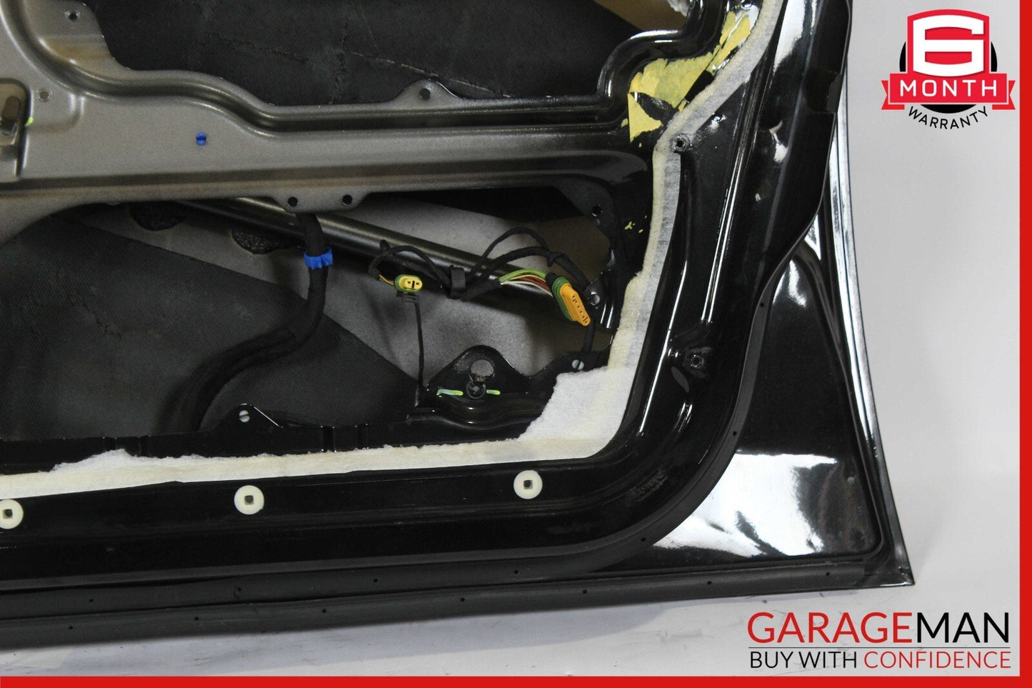 03-13 Maserati Quattroporte M139 Front Right Passenger Side Door Shell Black OEM