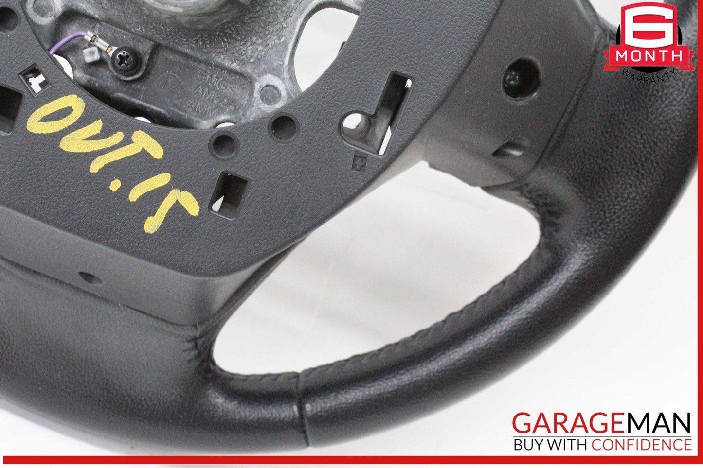 14-15 Mitsubishi Outlander Sport Front Left Driver Side Steering Wheel Black OEM