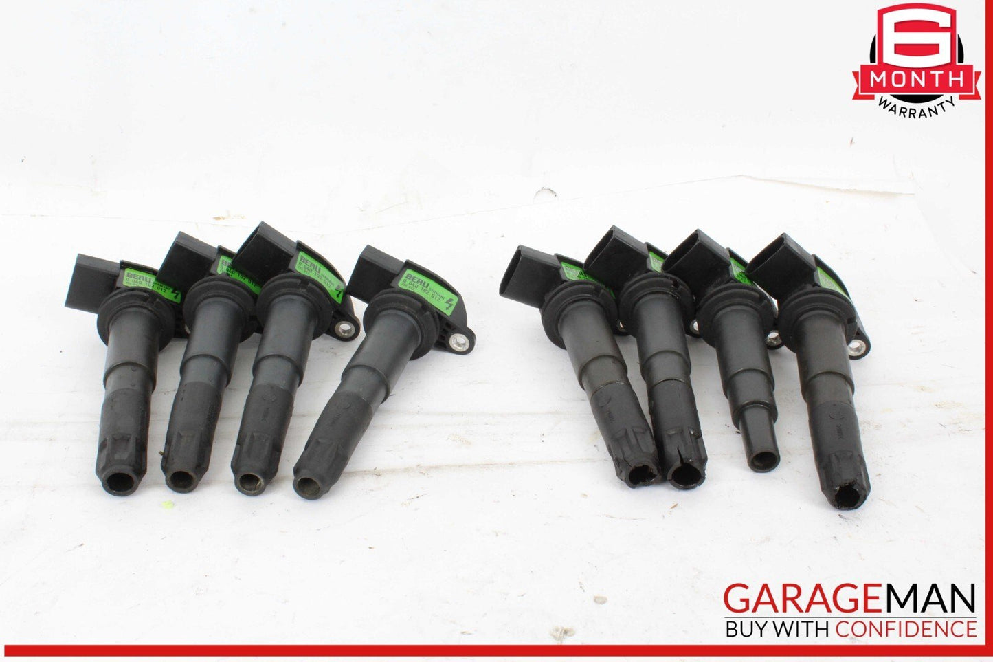 03-06 Porsche Cayenne Turbo 955 Ignition Coil Coils Set of 8 0040102012 OEM