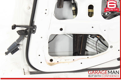 11-16 BMW 528i 535i 550i Rear Right Side Door Shell Panel White OEM