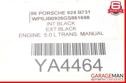 78-86 Porsche 928 Rear Left Steering Knuckle Spindle Hub Assembly OEM