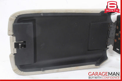 04-06 Cadillac XLR Center Console Arm Rest Armrest Storage Trim Cover Beige OEM