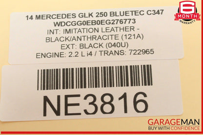 08-15 Mercedes X204 GLK250 Bluetec Panoramic Sunroof Motor Unit 2049005310 OEM
