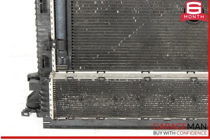 13-17 Audi SQ5 Cooling Fan Radiator AC Condenser Assembly 8T0260401G OEM