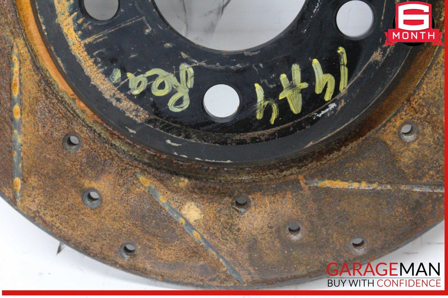 09-16 Audi A4 Rear Left and Rear Right Side Brake Disc Rotor Set OEM