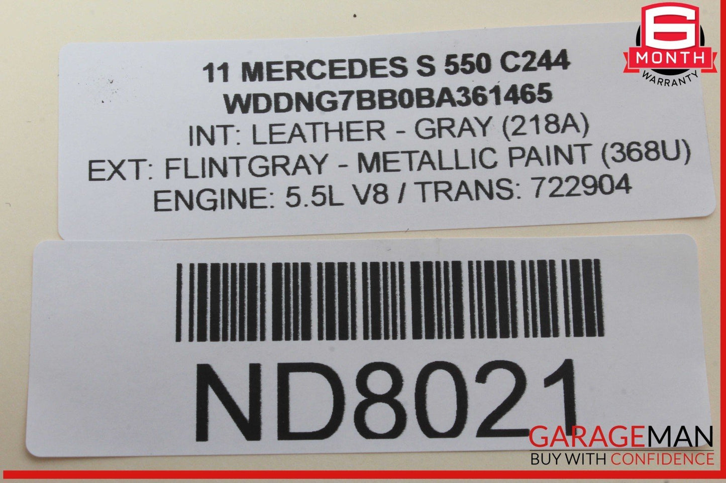 07-13 Mercedes W221 S550 Center Console Dashboard CD Player Trim Cover Gray OEM