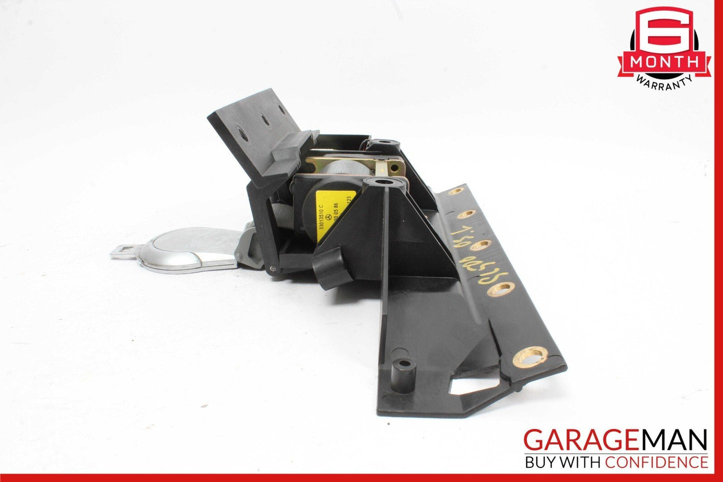 03-08 Mercedes R230 SL500 Rear Left Luggage Seatbelt Retractor Speaker Black OEM