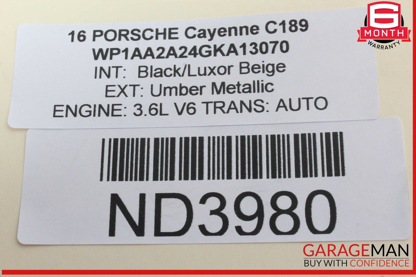 11-18 Porsche Cayenne 958 Rear Left Driver Side Wheel Spindle Knuckle Hub OEM