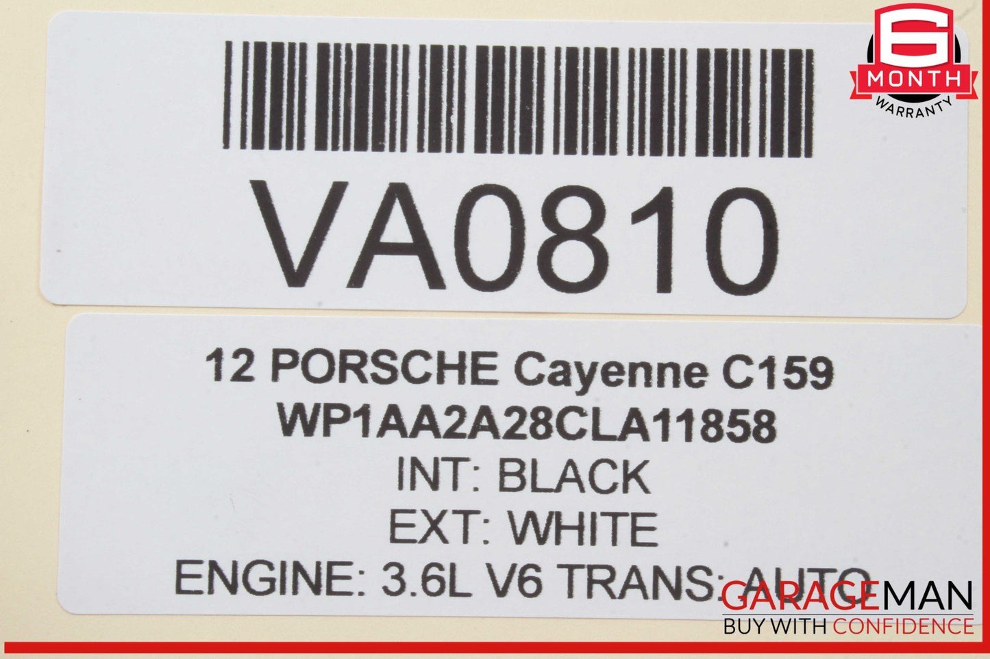 11-18 Porsche Cayenne 958 Front or Rear Right Side Exterior Door Handle OEM