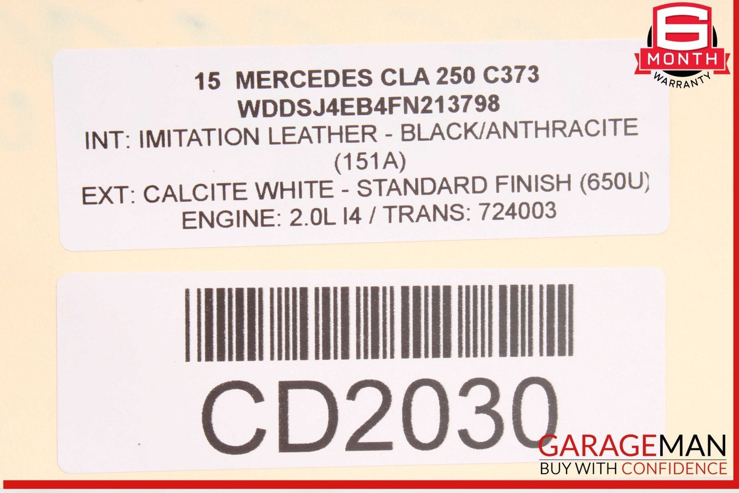 14-18 Mercedes W117 CLA250 2.0L FWD Automatic Transmission Assembly OEM 91k