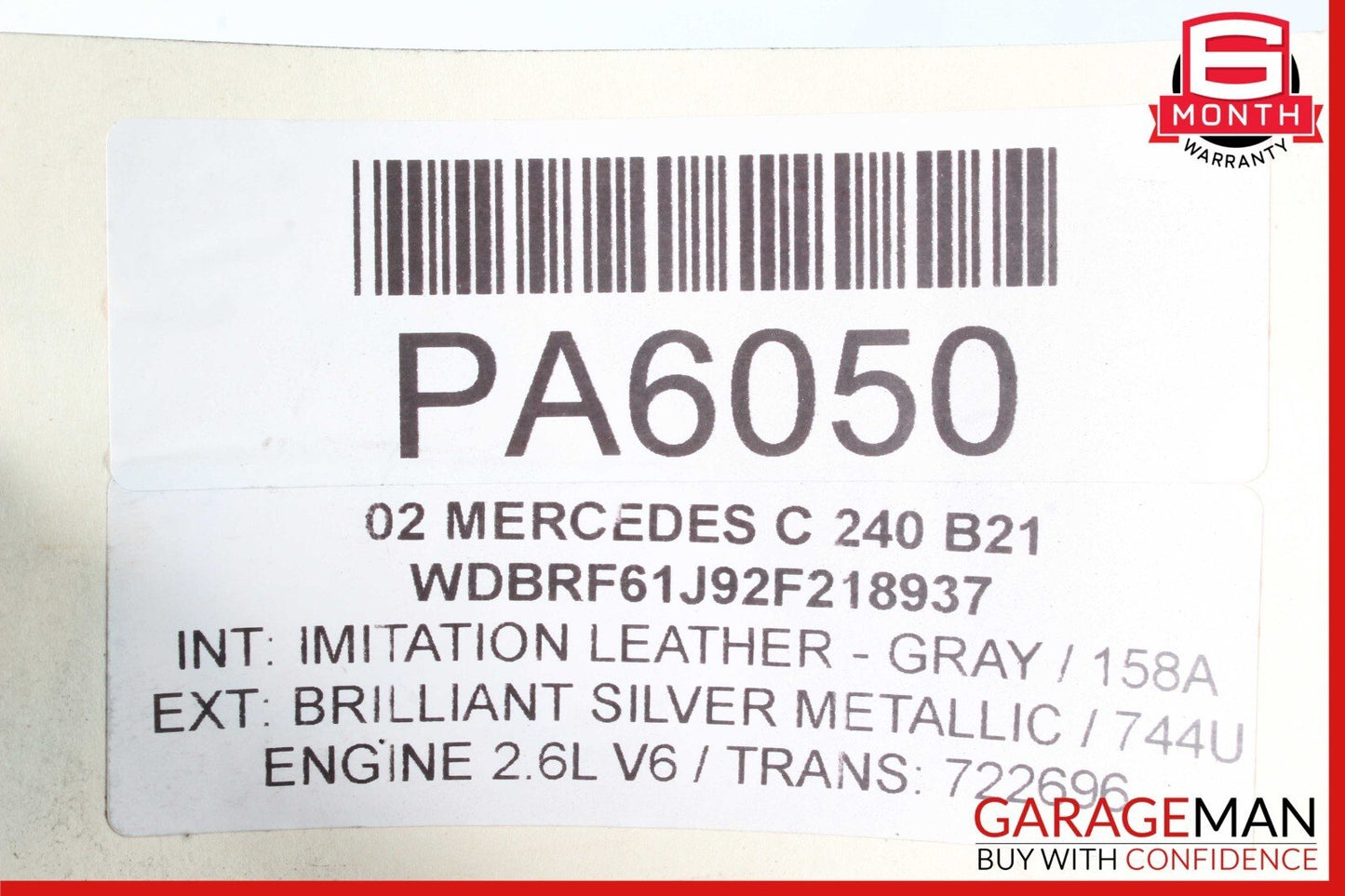 01-05 Mercedes W203 C240 AT Auto Transmission Tranny Assembly RWD 722.696 150k