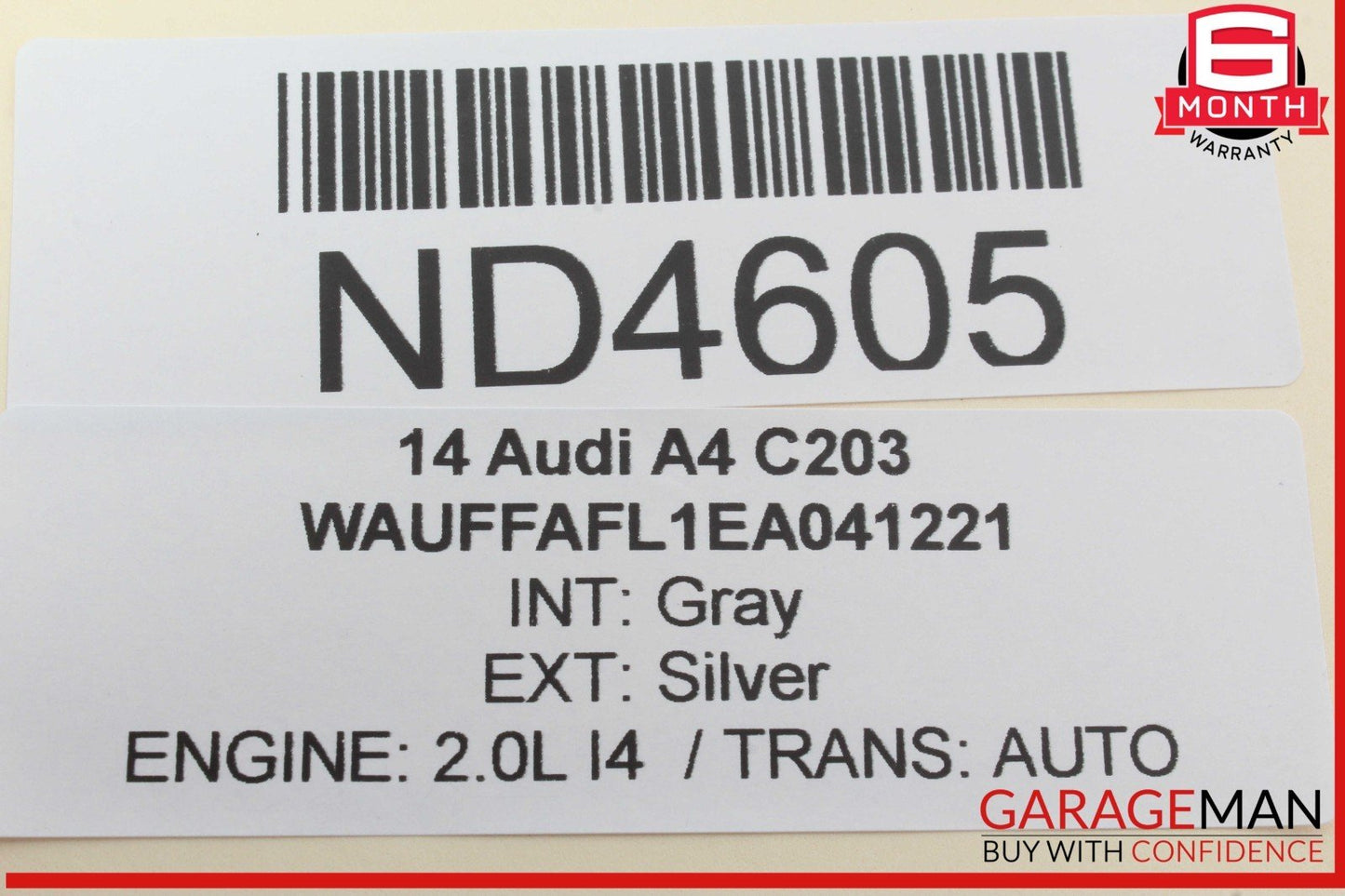 13-16 Audi A4 SQ5 Front Upper Overhead Dome Reading Light Lamp 8T0947135BM OEM