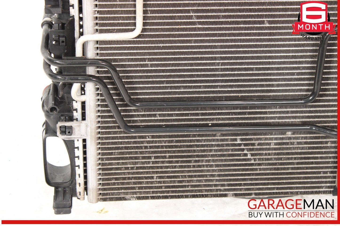 04-11 Mercedes W211 E320 Engine Motor Cooling Fan Radiator A/C Condenser Assy