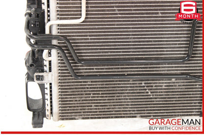 04-11 Mercedes W211 E320 Engine Motor Cooling Fan Radiator A/C Condenser Assy