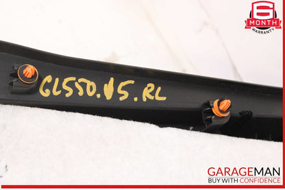 13-16 Mercedes X166 GL550 GL350 Interior Door Panel Rear Left Side Black OEM