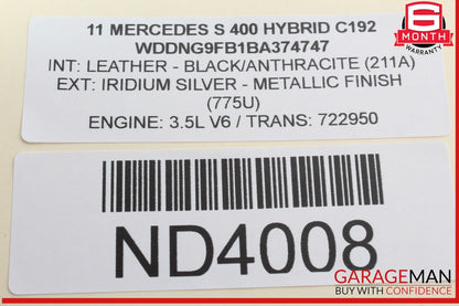 07-14 Mercedes W221 S400 Hybrid AC A/C Climate Control Switch Dual Zone OEM