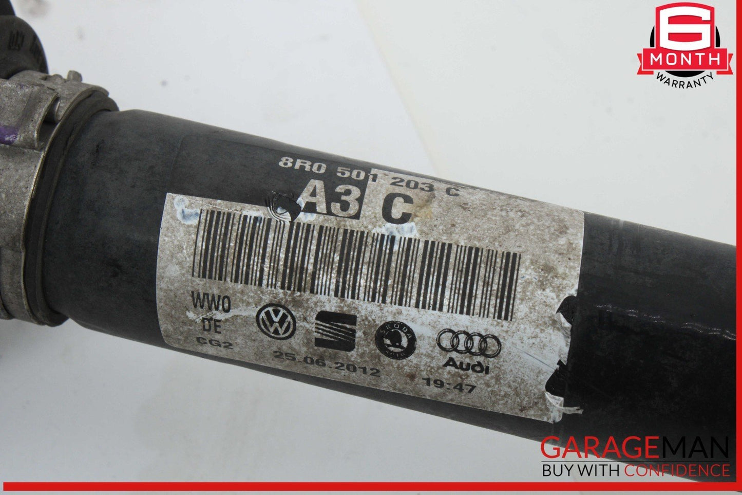 09-17 Audi Q5 SQ5 S6 S7 A8 Rear Left or Rear Right Side CV Axle Shaft OEM