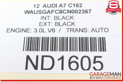 12-18 Audi A7 AC A/C Air Conditioning Heater Temperature Control Unit 4G0820043L