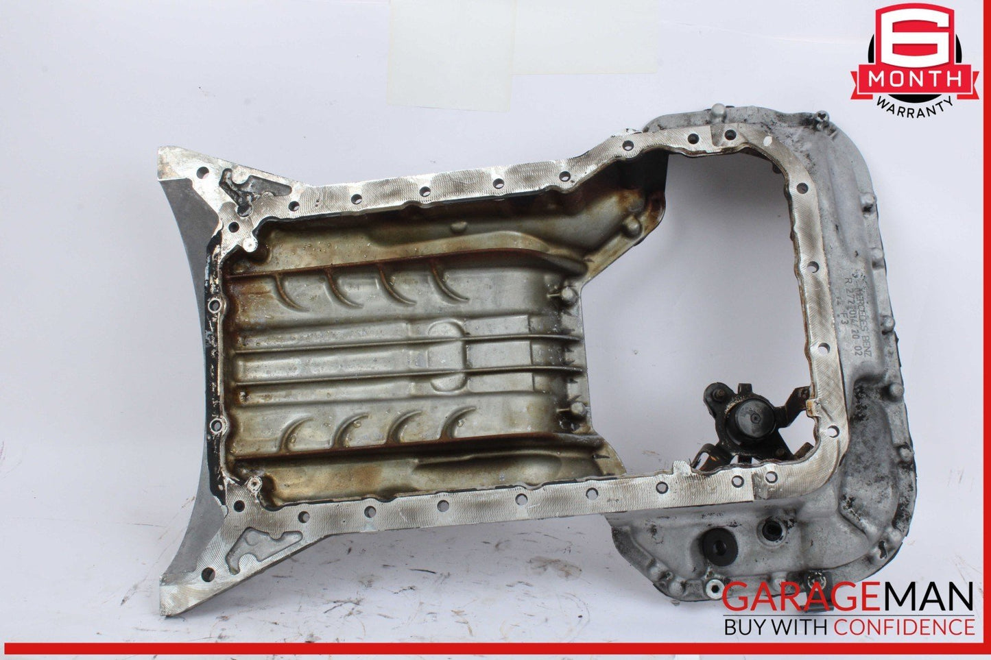 06-13 Mercedes W164 ML350 4MATIC Engine Upper Oil Sump Baffle Pan 2720142002 OEM