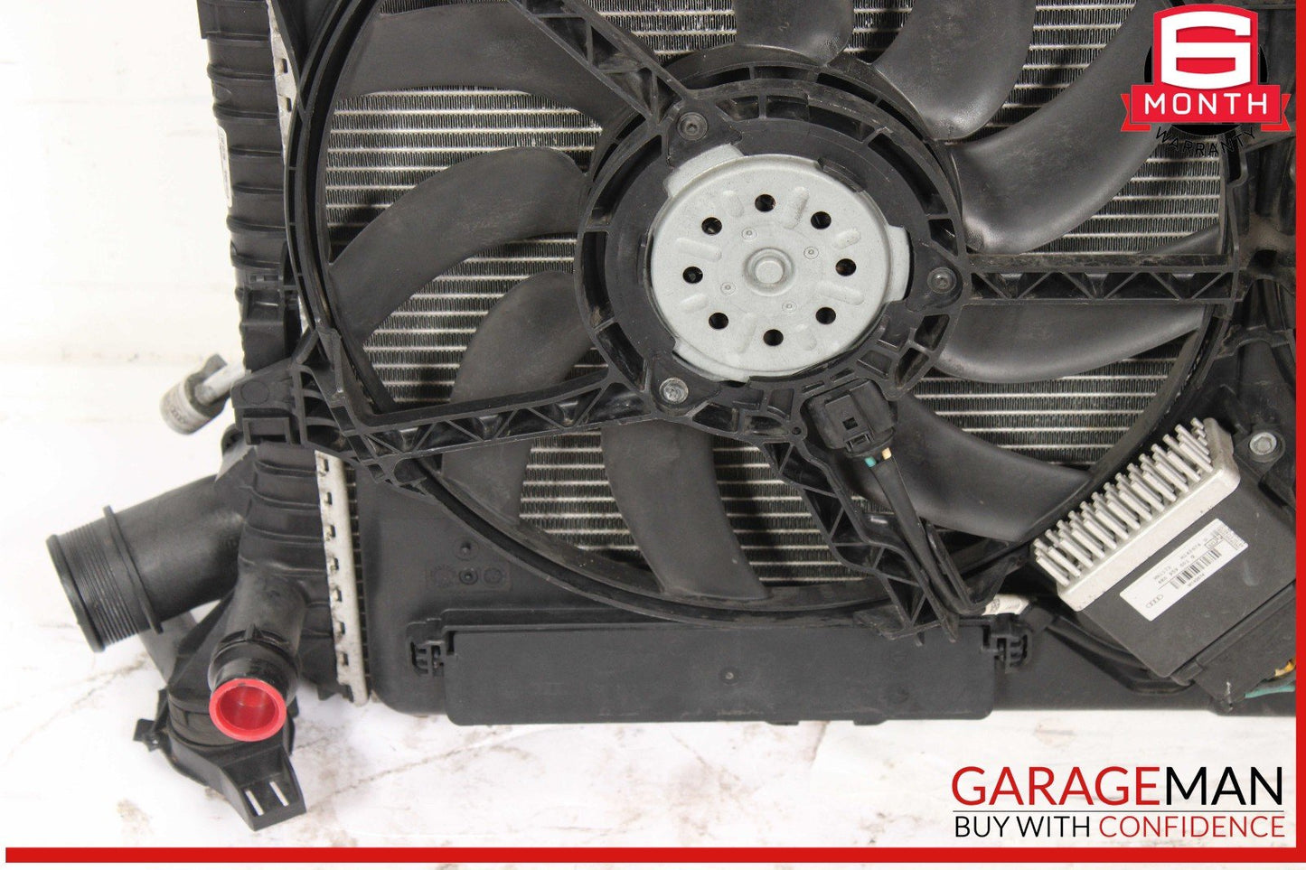 09-17 Audi Q5 Engine Cooling Radiator w/ Fan Assembly OEM