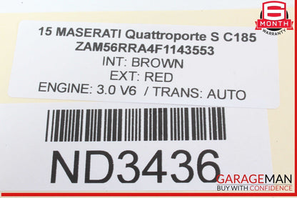 14-18 Maserati Quattroporte S Front Left Side Dashboard AC A/C Air Vent Trim OEM