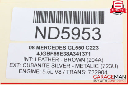 06-08 Mercedes X164 GL550 Speedometer Odometer Instrument Cluster Gauge OEM