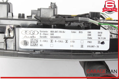 18-25 Audi Q5 Front Upper Over Head Interior Dome Light Lamp 80A947135BJ OEM