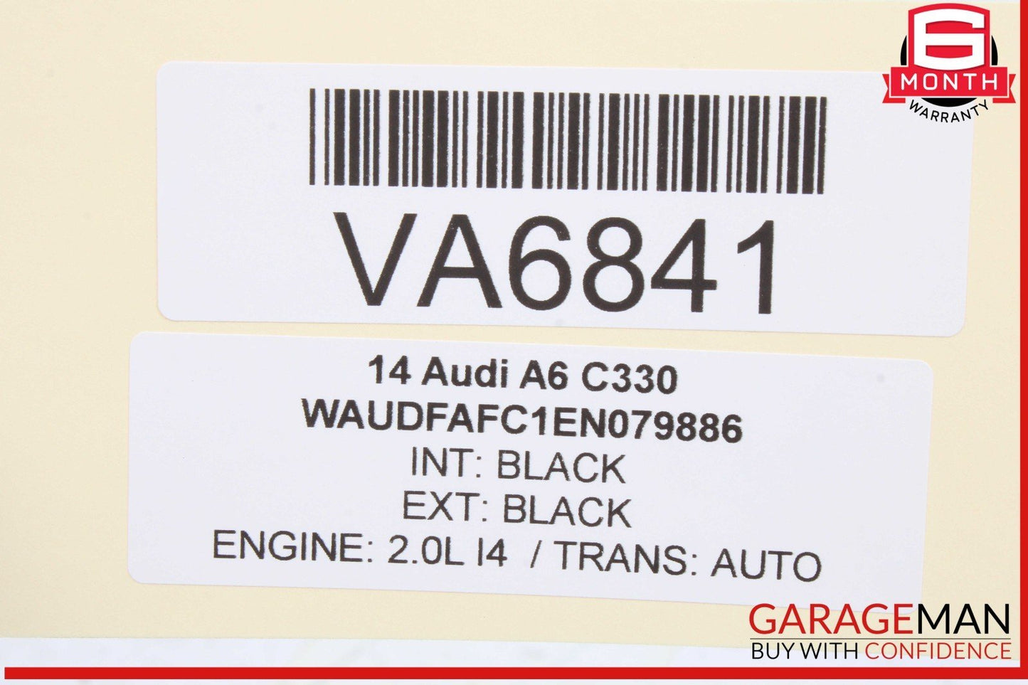 12-18 Audi A6 A7 Front Overhead Upper Interior Dome Light Lamp Black OEM
