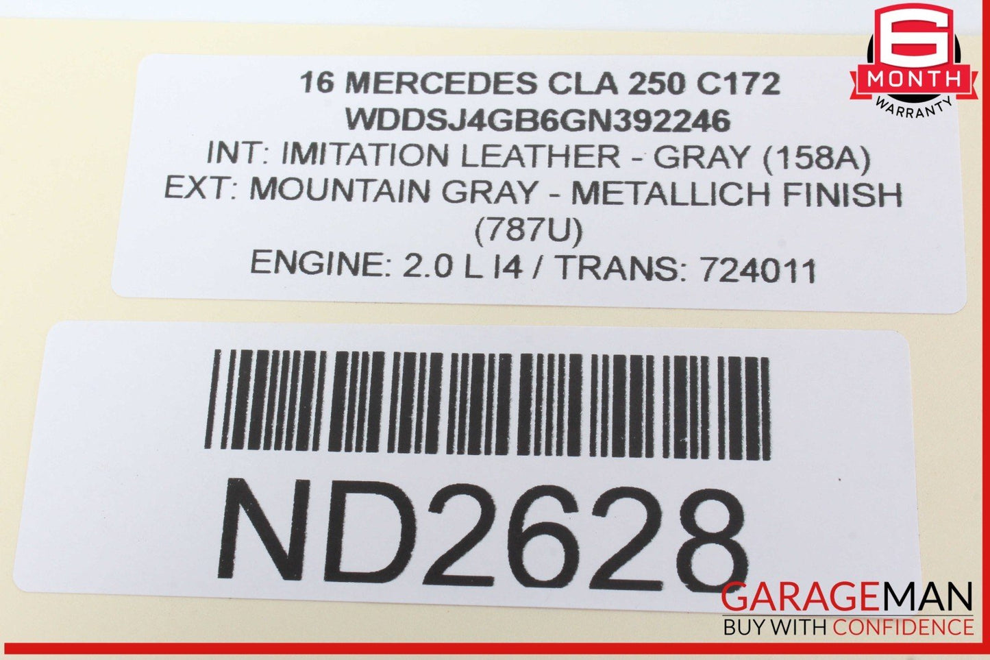 14-18 Mercedes W117 CLA250 Instrument Cluster Speedometer Odometer Gauge OEM