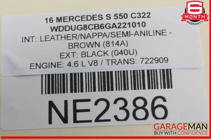 14-17 Mercedes W222 S550 Maybach S600 Rear Trunk Relay SAM Module 2229004005 OEM