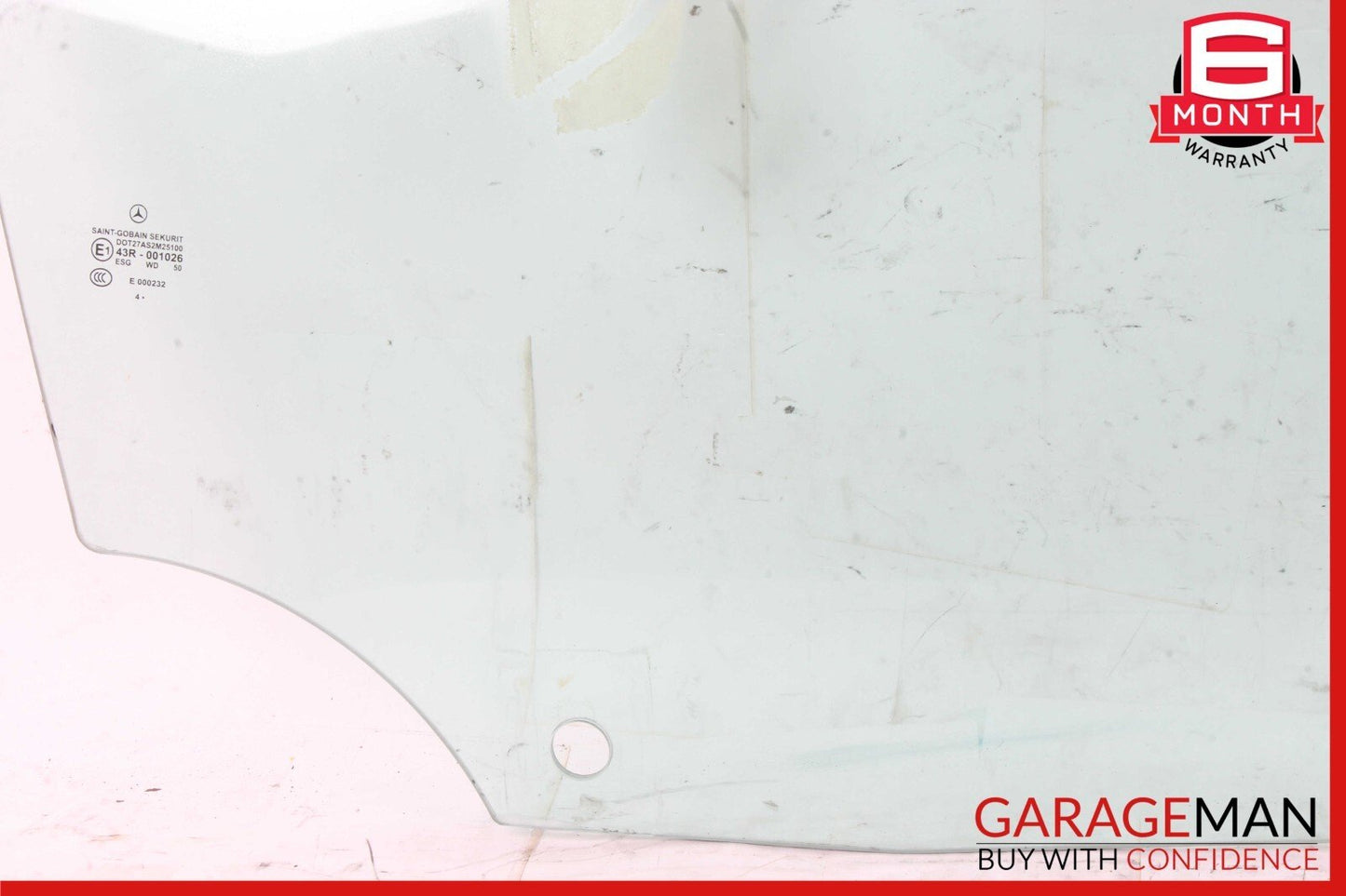 03-12 Mercedes R230 SL500 SL55 AMG Front Right Side Door Window Glass Clear OEM