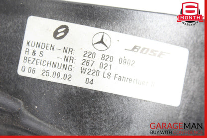 00-06 Mercedes W220 S55 S430 Front Left Side Door Sound Speaker 2208200902 OEM
