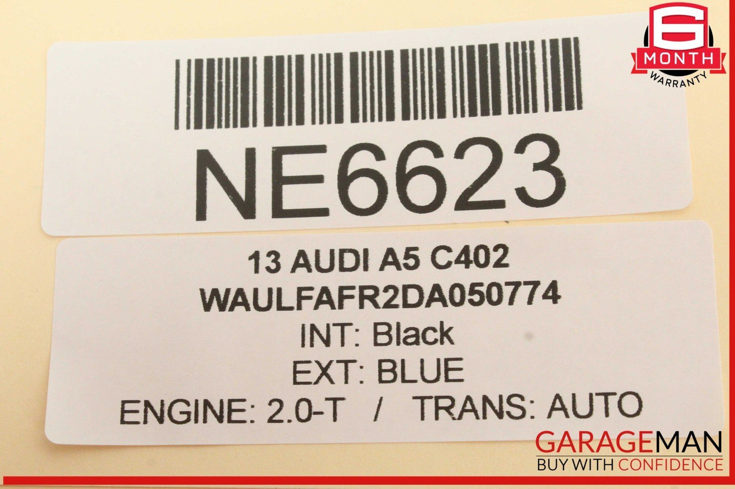 09-17 Audi A5 Q5 A4 Automatic Transmission Gear Shifter Boot Knob 8K1713139R OEM