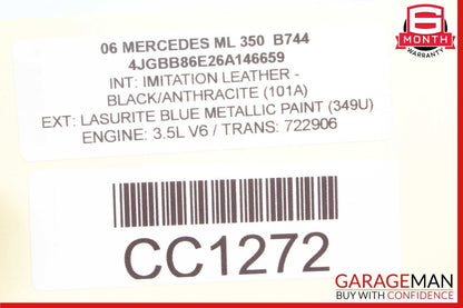 05-13 Mercedes W164 ML350 CLK350 C350 E350 Engine Oil Filter Cooler Housing OEM