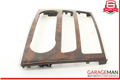 06-12 Mercedes X164 GL450 Center Console Control Trim Panel Wood Bezel OEM