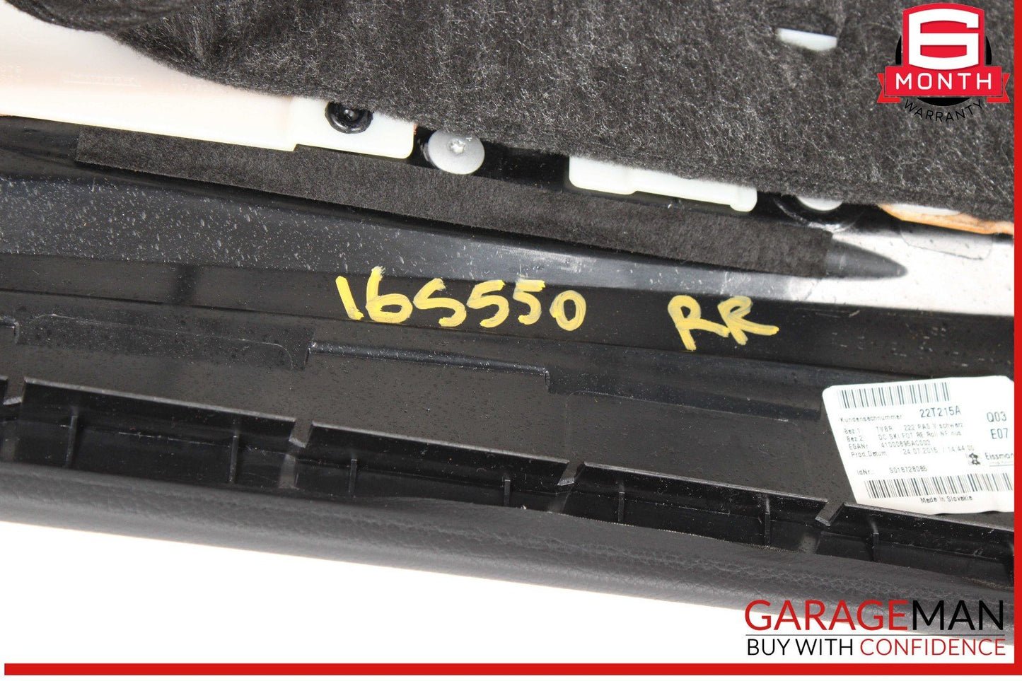 14-20 Mercedes W222 S550 S450 S600 Rear Right Side Door Panel OEM
