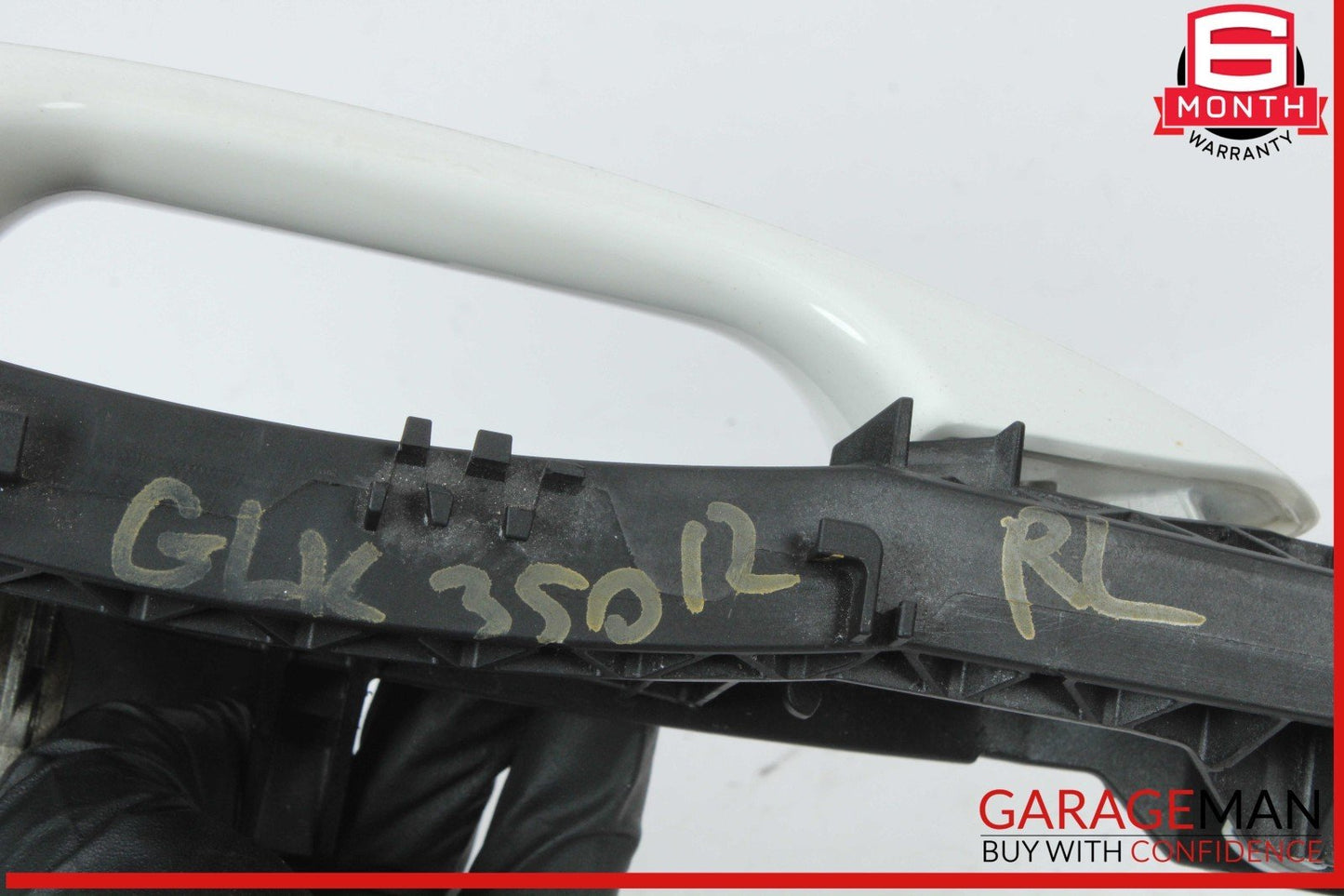 08-15 Mercedes X204 GLK350 Rear Left Driver Side Exterior Door Handle White OEM