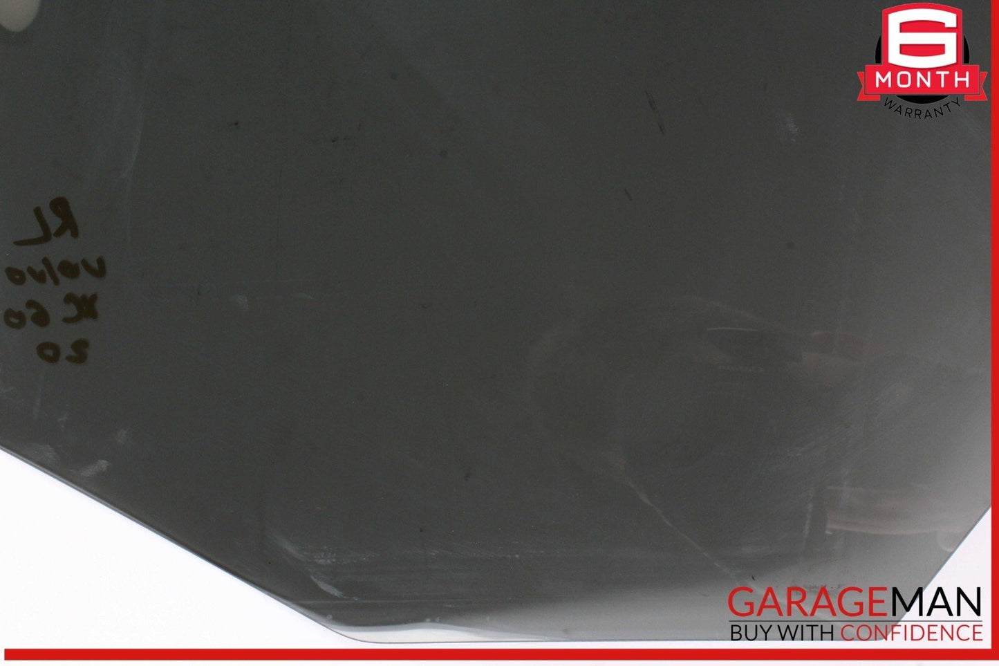 18-25 Volvo XC60 Rear Left Driver Side Door Window Glass OEM