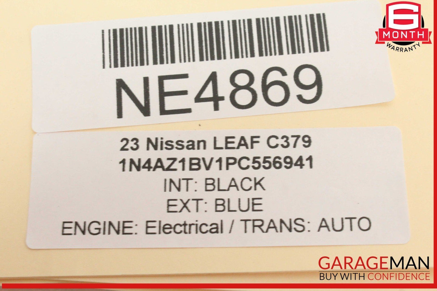 18-24 Nissan Leaf Rear Left Driver Side Window Control Switch w/ Trim OEM