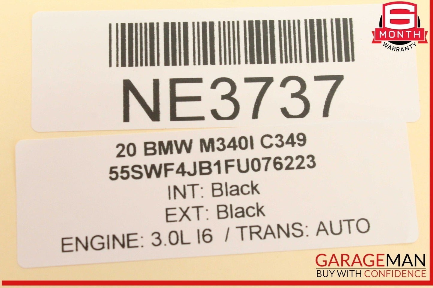 19-24 BMW M340i G20 Steering Column Upper and & Lower Shroud Cover Trim OEM