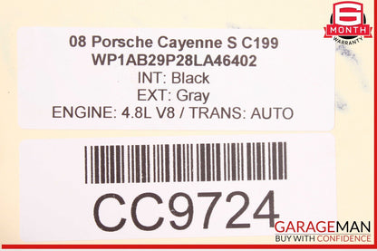 08-10 Porsche Cayenne 957 Rear Diff Differential Axle Carrier 4460310016 OEM