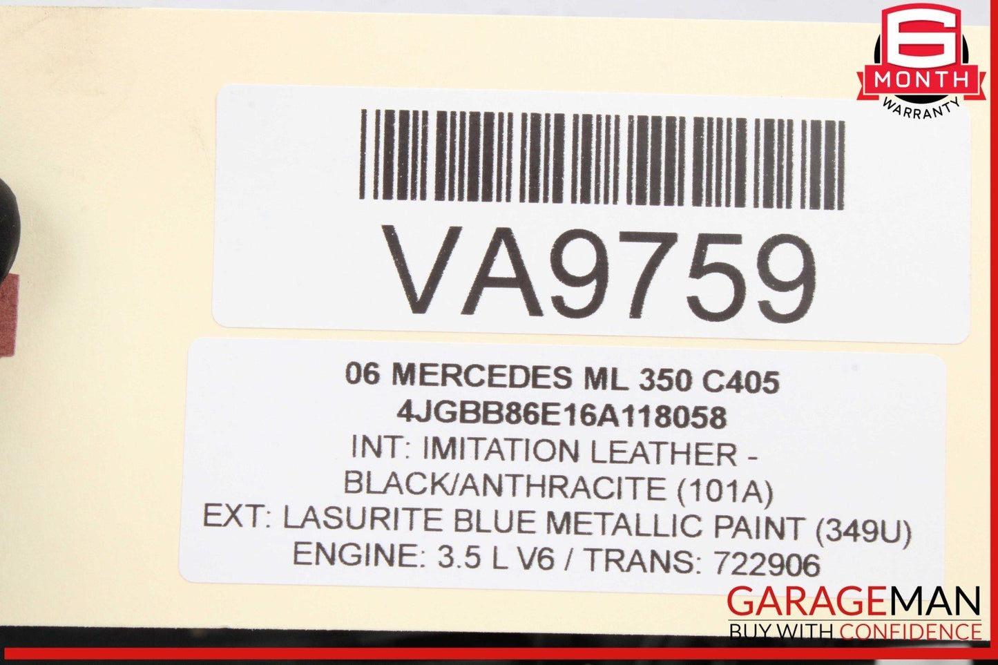 06-12 Mercedes W164 ML350 ML550 Front Left Driver Side Spindle Knuckle Hub OEM