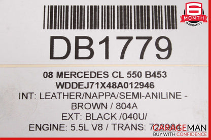 07-14 Mercedes S550 CL550 Front Bumper Reinforcement Impact Crash Bar Rebar Assy