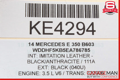 08-20 Mercedes W212 E350 SLC300 CLS400 C350 Front Right Side Seat Control Module