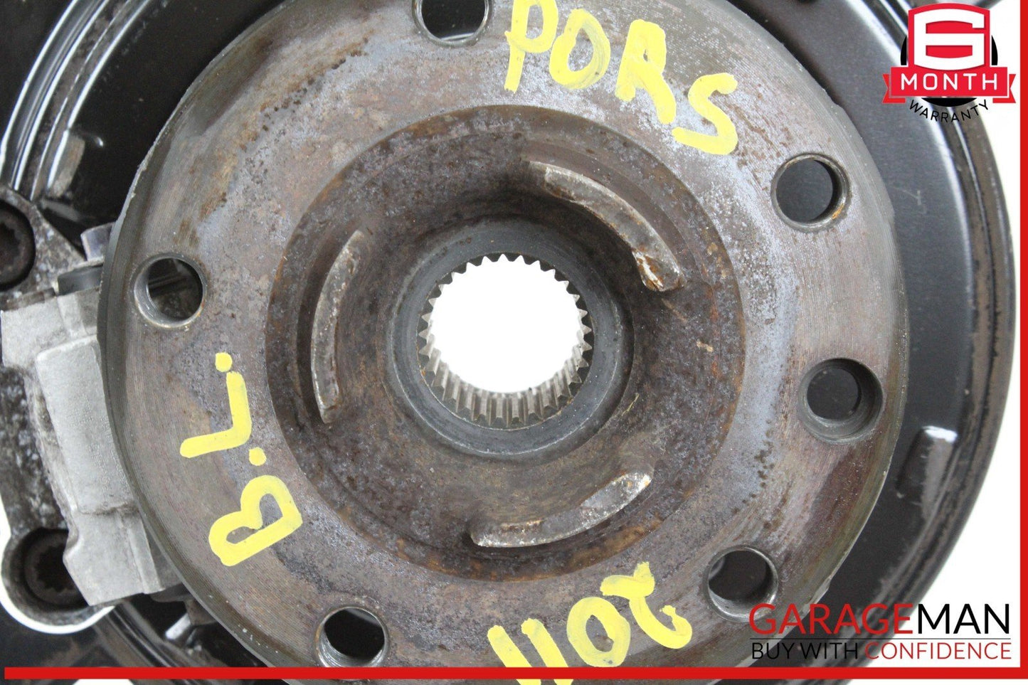 11-14 Porsche Cayenne 958 Rear Left Driver Side Spindle Knuckle Wheel Hub OEM