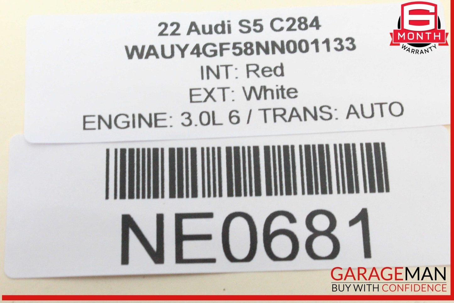 17-24 Audi S5 A4 Front Center Console Cup Holder w/ Shift Indicator Bezel OEM
