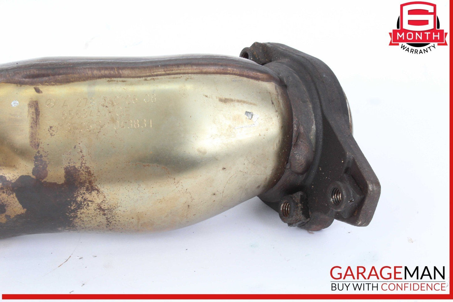 12-19 Mercedes X166 GL450 4MATIC Engine Exhaust Front Pipe Right Side OEM