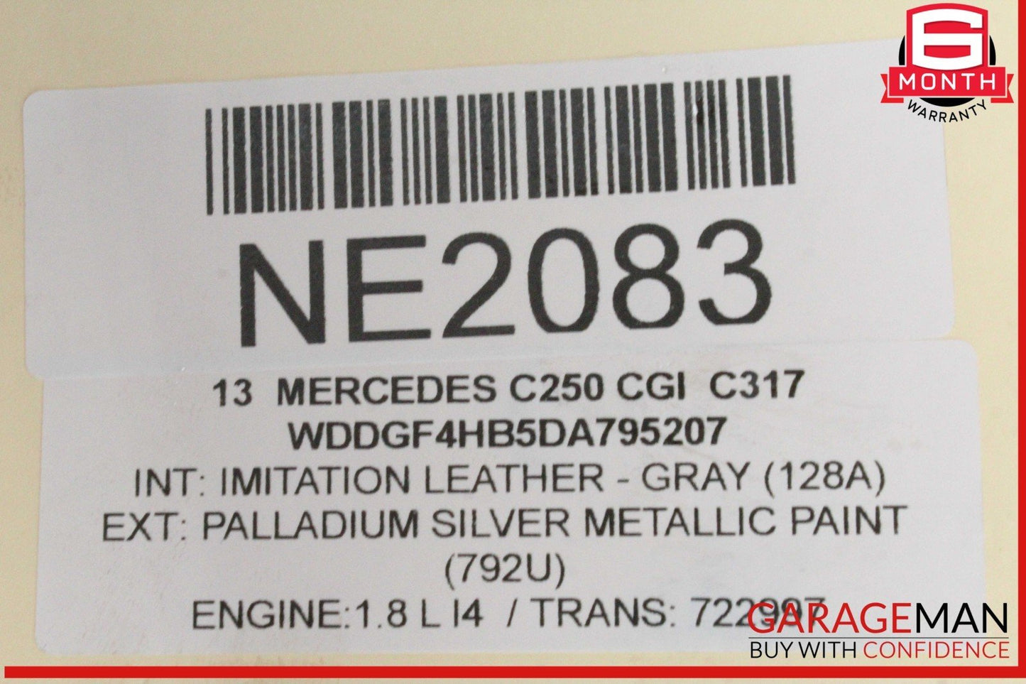 12-15 Mercedes W204 C250 CGI 1.8L Turbo Turbocharger Manifold Assembly M271